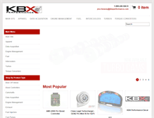 Tablet Screenshot of kbxperformance.com